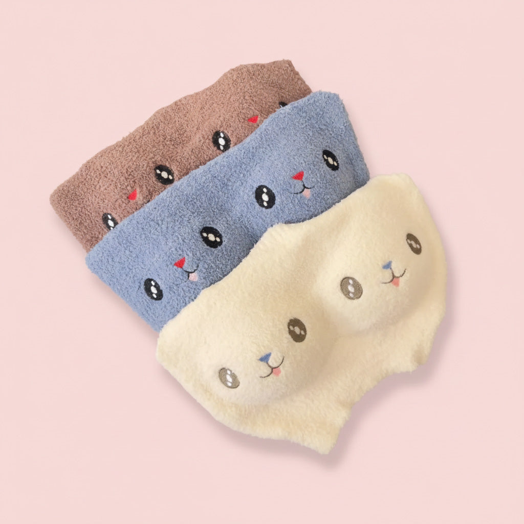 Cute rabbit plush fleece crop top soft teddy fabric square neck sleeveless top for girls and women