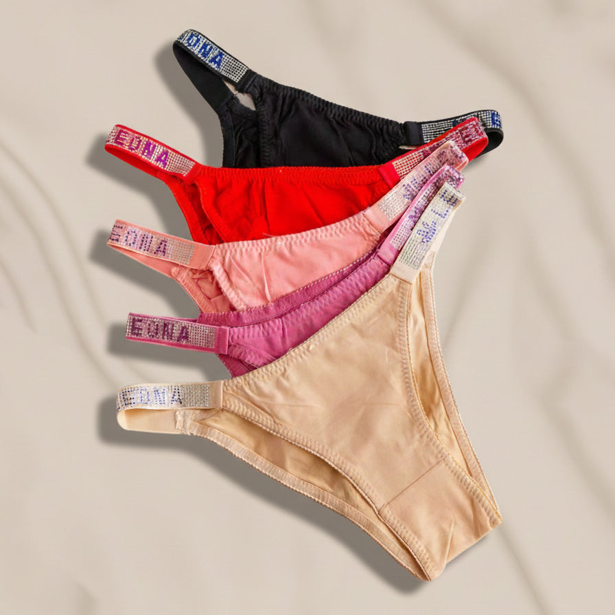 Premium Cotton High Cut Thong - Sexy Panty - all colours