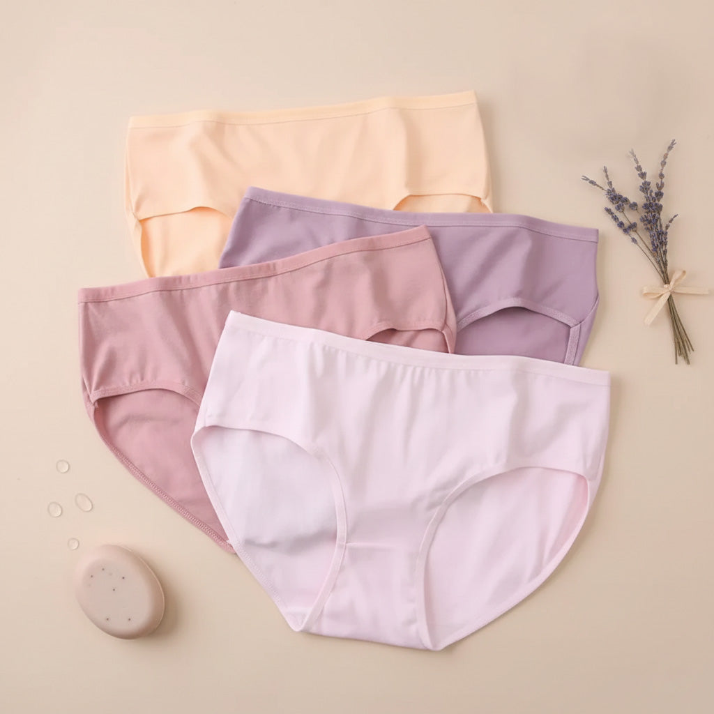 Soft Feel Anti-Chafing Cotton Underwear - Panty Pack