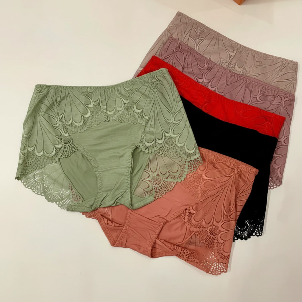 Premium Soft Jersey Floral Bum Panty for Women