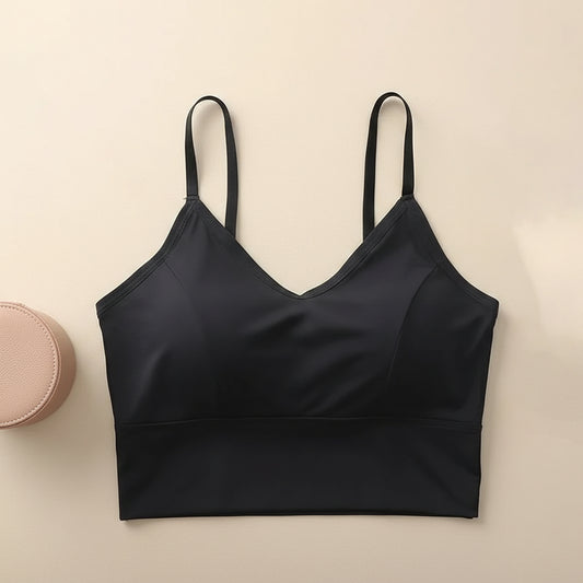 Ice silk sports bra - Black