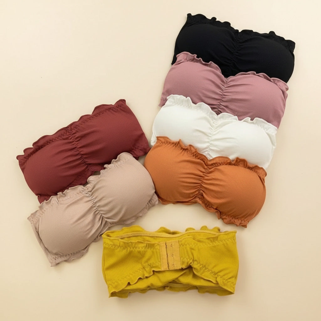 Lightweight Breathable Strapless Bra - All colours  - main image -