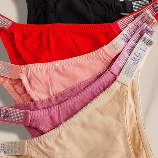 Premium Cotton High Cut Thong - Sexy Panty - Close up short 