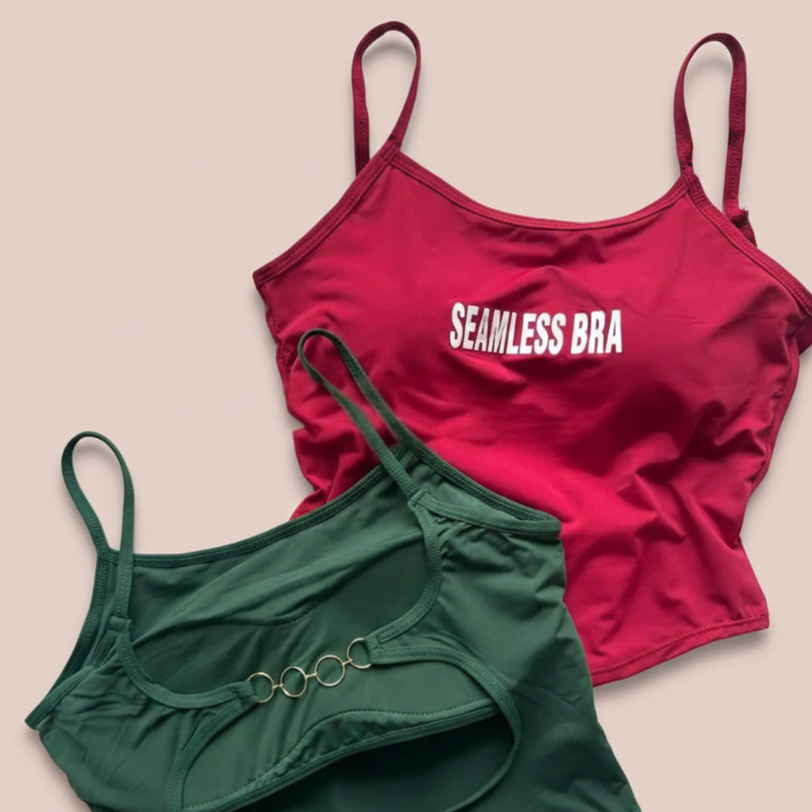 Comfortable seamless crop top breathable lightweight fabric