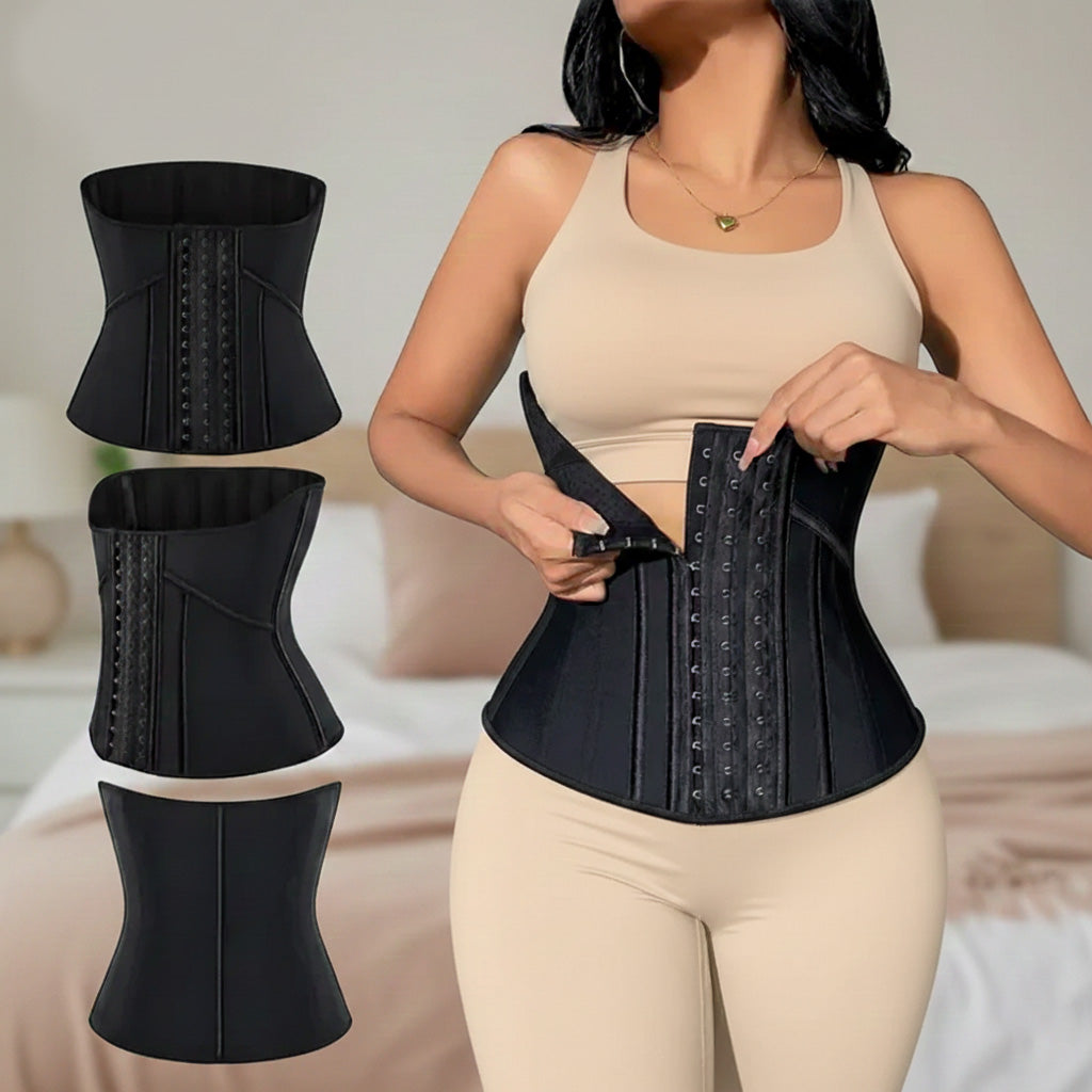 Ultra Stretch Tummy Slimming Belt with Steel Hooks - Main image