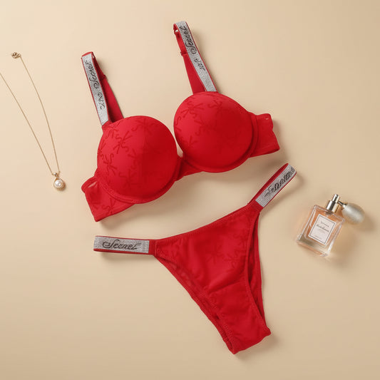 Victoria’s Secret Luxury Printed VC Set - Red vc set