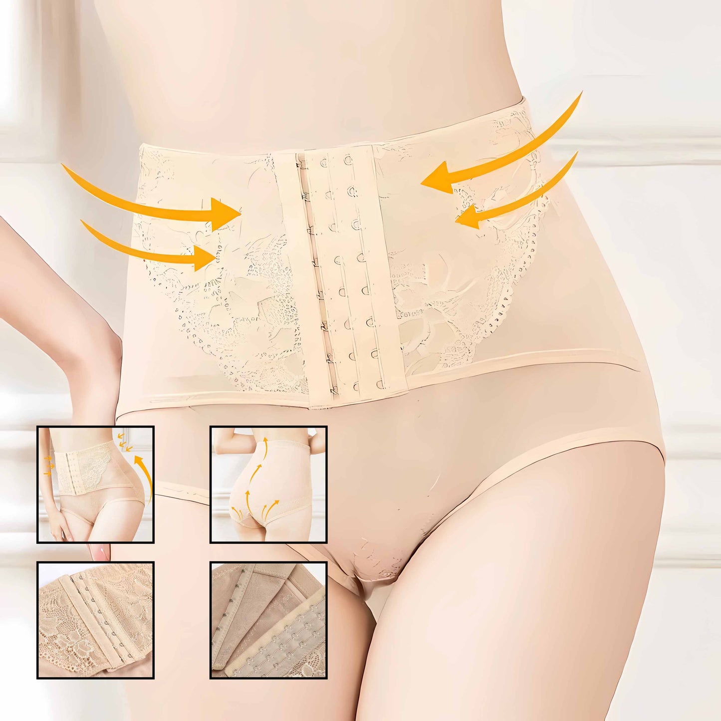 Waist and Tummy Shaper For Saggy Tummy  - Underwear Style - qualities